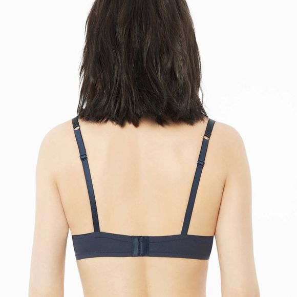 LOU Belle De Lou Lace Underwire Bra NWT Size 34B in Navy Blue - Picture 3 of 5